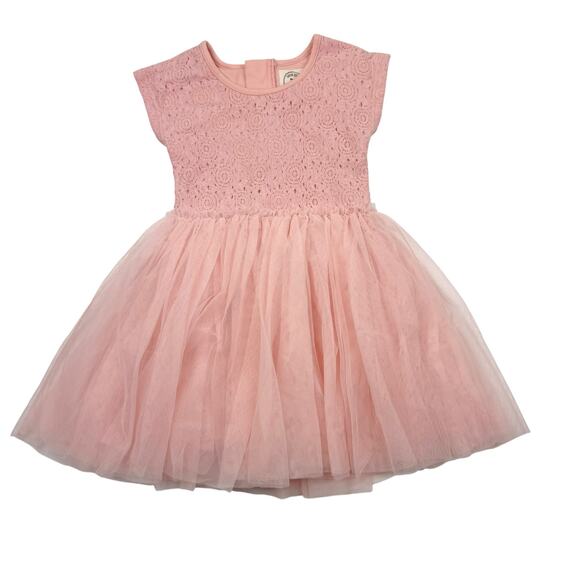 Taylor Joelle Pink Tulle Dress - Picture 1 of 5